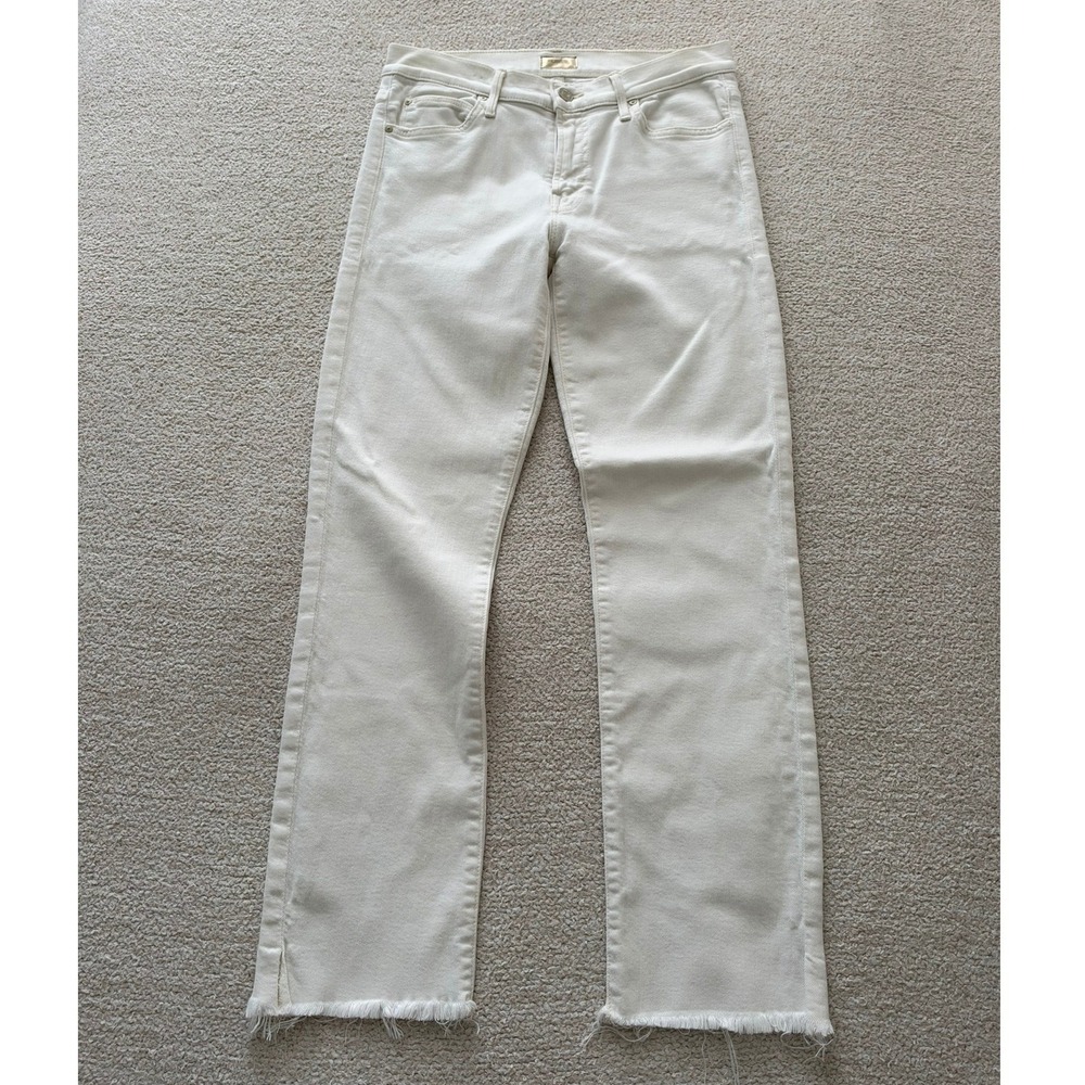 MOTHER The Rascal Ankle Snippet Jeans in size 26 in Whipping the Cream - Picture 3 of 7